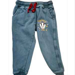 Fat Face young crew sweatpants. Girls size 4t. Forest green with burgundy tie.